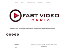 Tablet Screenshot of fastvideomedia.com